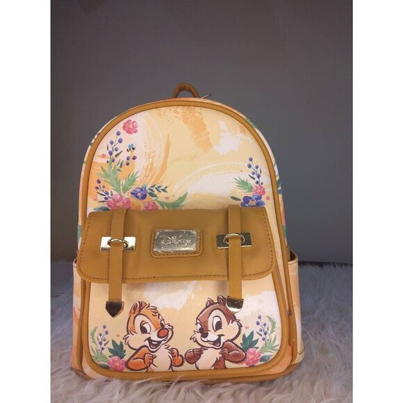 NWT WondaPOP - Disney - Chip 'n Dale - 11" Vegan Leather - Picture 1 of 2
